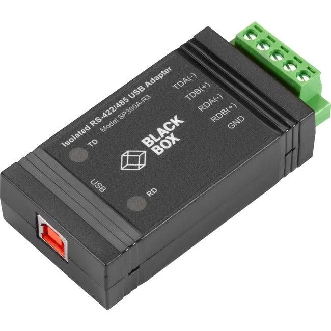 Black Box Corporation Black Box USB to RS422-485 Converter with Opto-Isolation cpu accessory — product photo