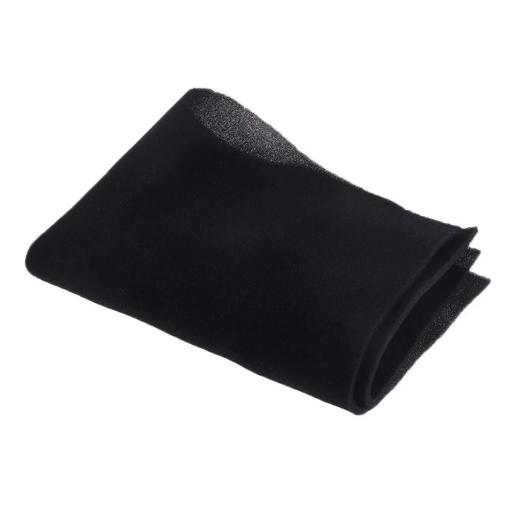 Black sponge filter sheet 500x400mm 3mm or 5mm thick