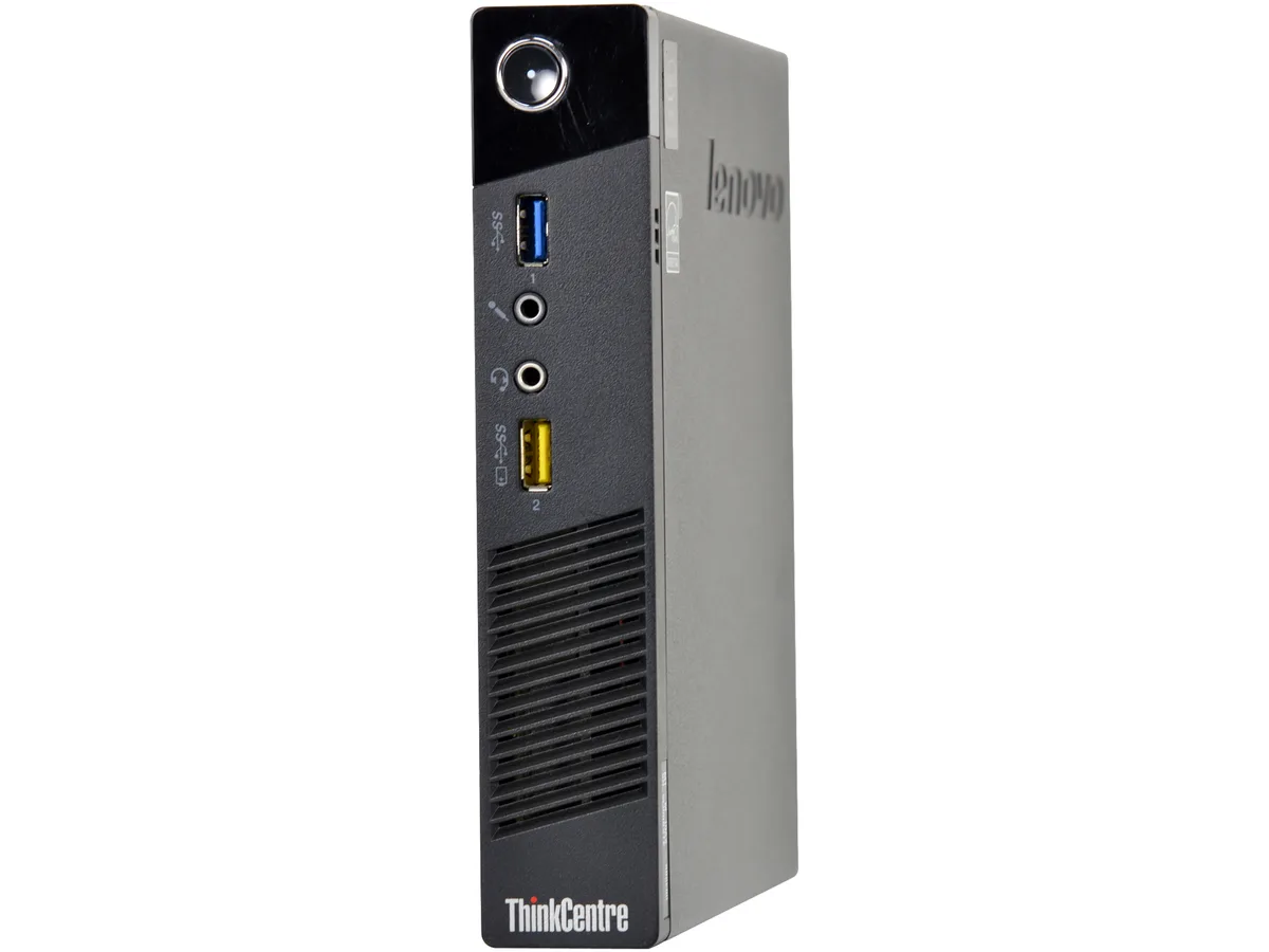 Lenovo Lenovo NE3-20721 M73 Tiny desktop PC, Core i5-4570T, 8 GB, Windows 10 Pro, refurbished — product photo