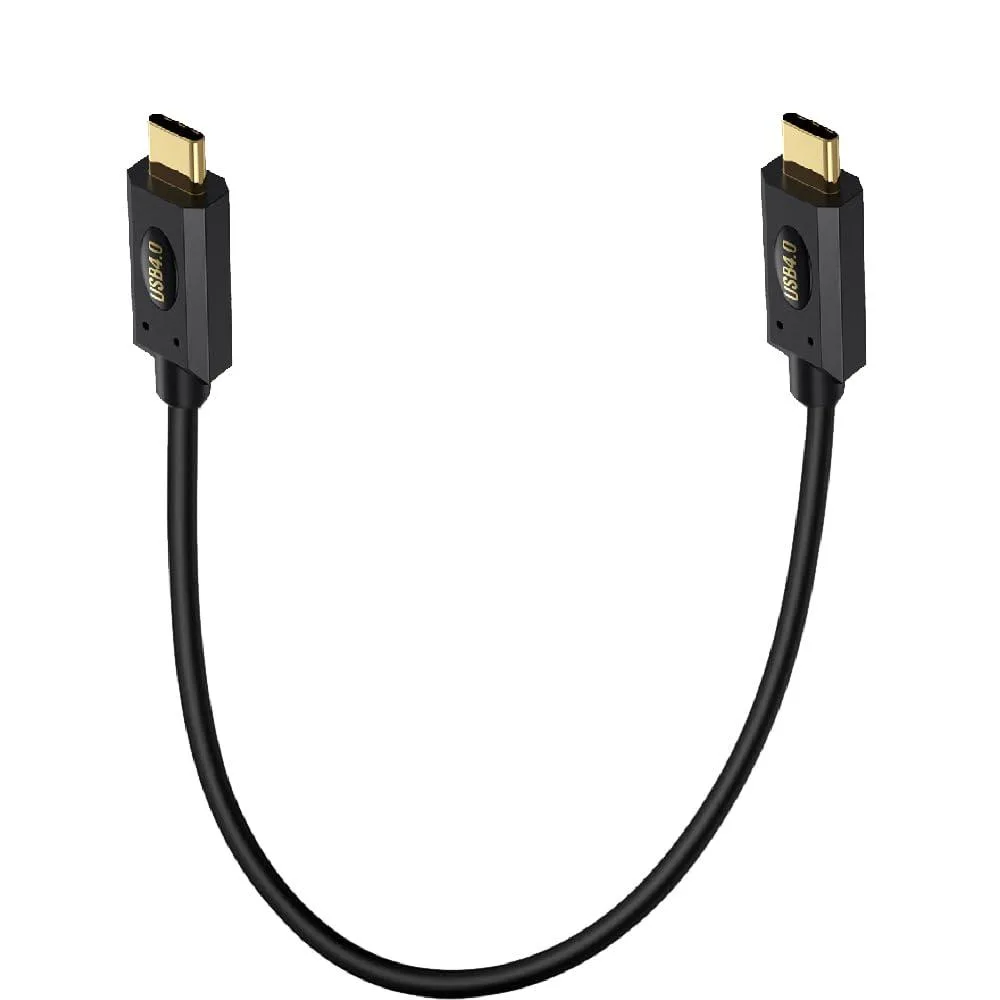 BUCIER BUCIER USB 4.0 Type C Cable 1ft 40Gbps 240W 5A Male-to-Male 8K@60Hz — product photo