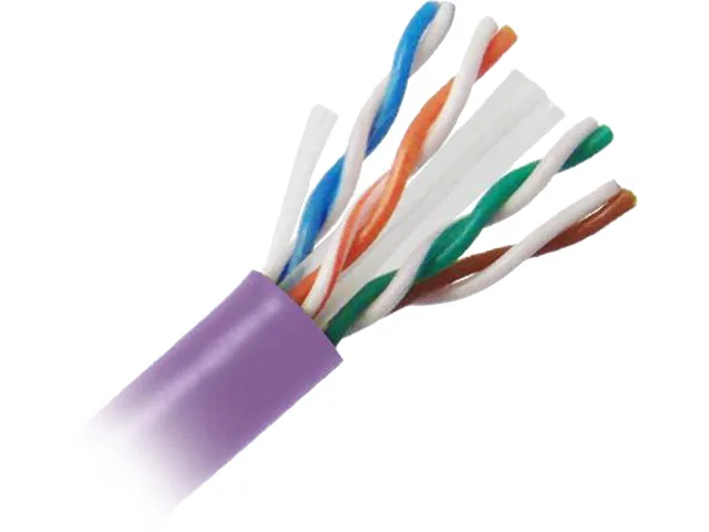 Nippon Labs Nippon Labs C6U-5389RP network ethernet cable Cat 6 1000 ft 23 AWG UTP Purple — product photo