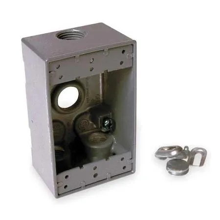 Bell Bell 5321-0 Weatherproof Electrical Box 18.3 cu in FSS 1-Gang Gray — product photo