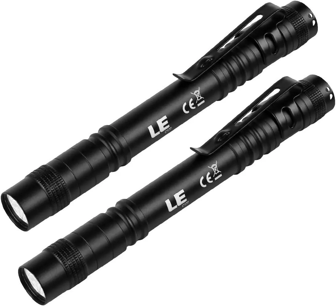 lelisten lelisten LED Pen Flashlight 2 Pack 29g IPX4 — product photo