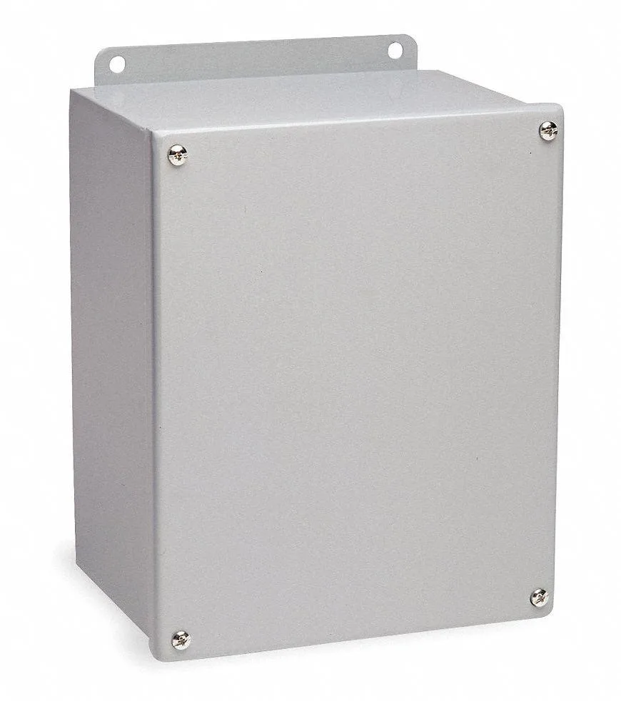 Wiegmann Wiegmann B-SC 10x8x4 in Carbon Steel Gray Screw Cover — product photo