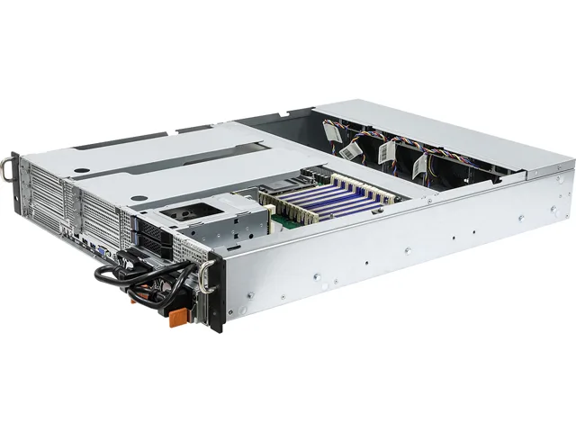 ASRock Rack ASRock Rack 2U2E-F/ROME2 2U barebone server dual SP3 16+16 DDR4 3200 2 NVMe bays — product photo