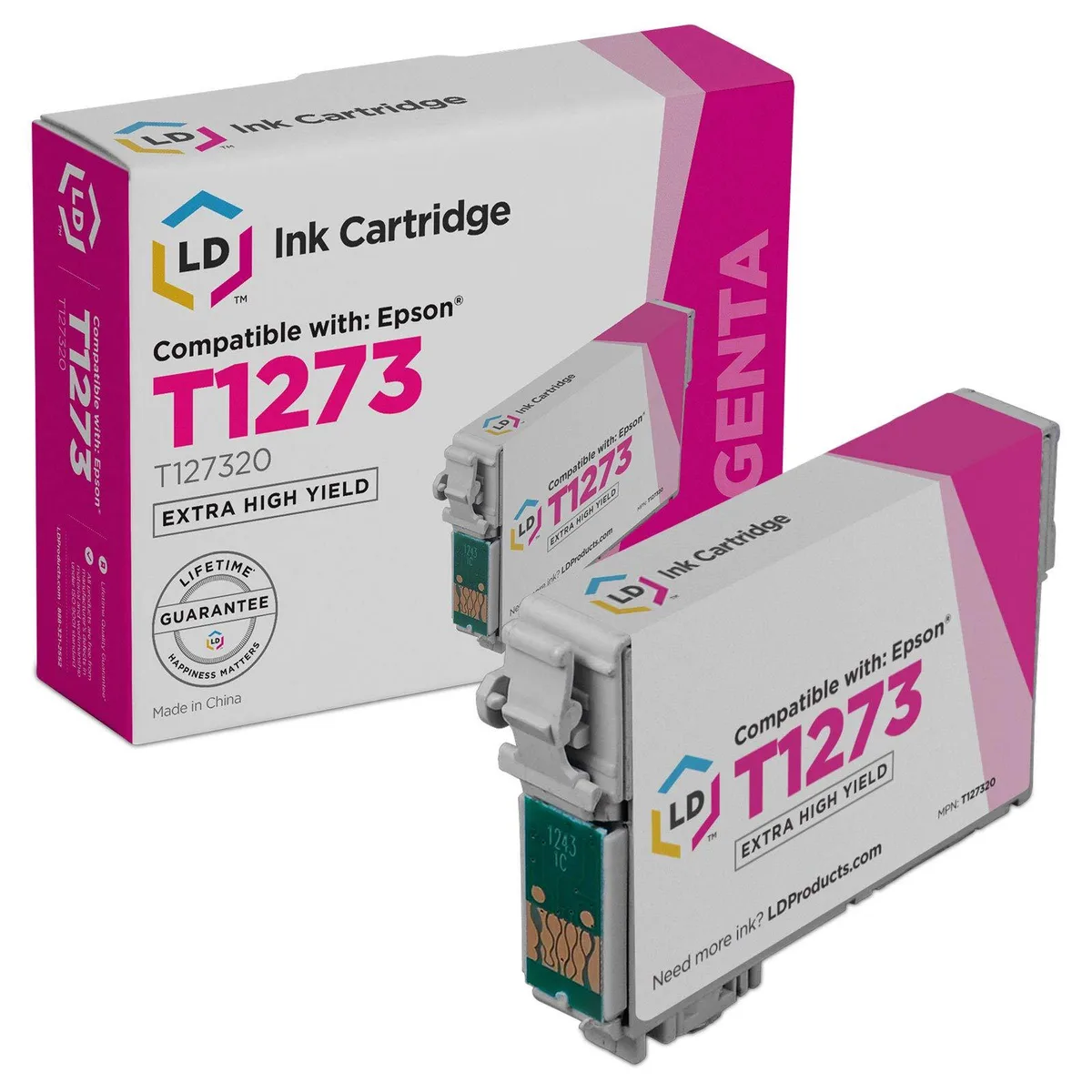 LD Products LD Products Compatible Ink Cartridge Epson 127 T127320 Extra High Yield Magenta — product photo