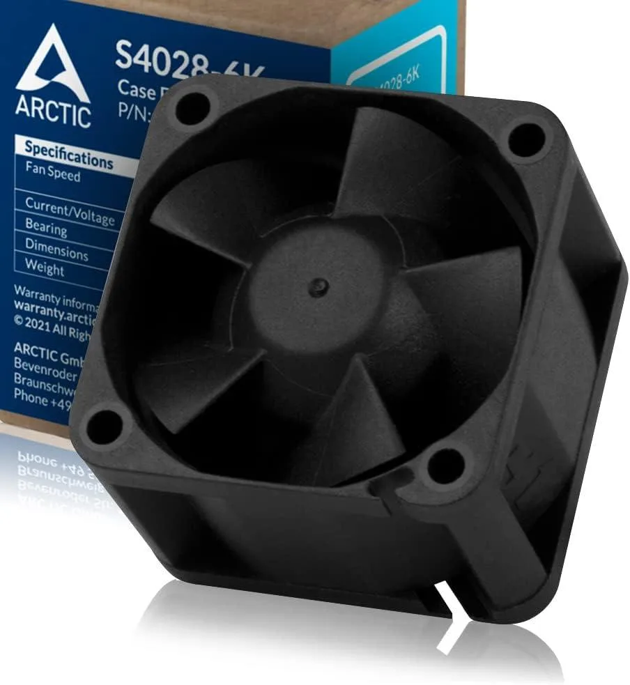 ARCTIC ARCTIC S4028-6K 40x40x28 mm Server Fan Black — product photo
