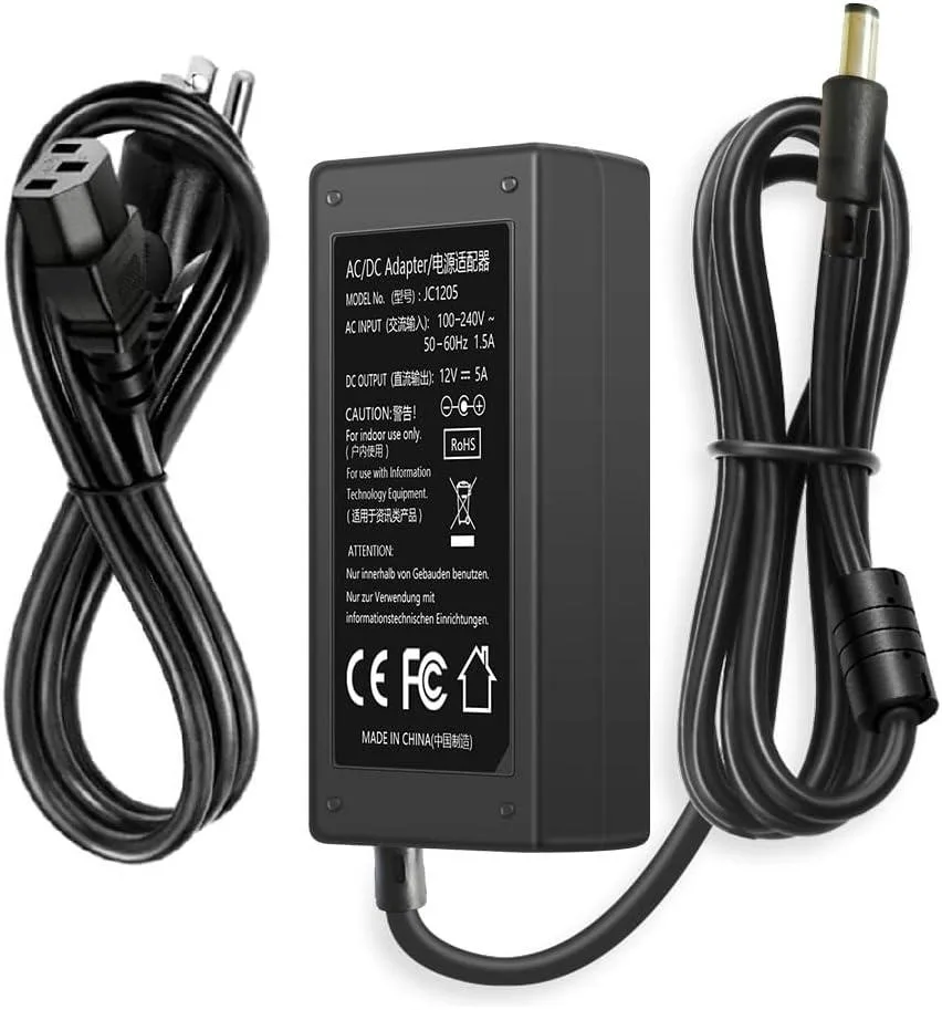 BASEUS BASEUS 12V 5A 60W AC Adapter 5.5mm x 2.5mm Barrel Jack — product photo