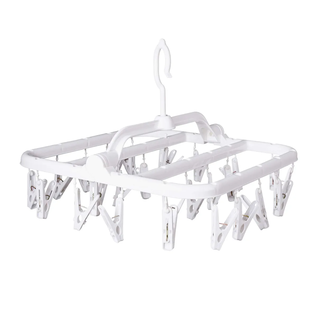 Daewoo GY-5112 dryer accessory 26 clips 360° rotatable hook foldable 14.33in W x 12.83in H x 9.06in D — product photo