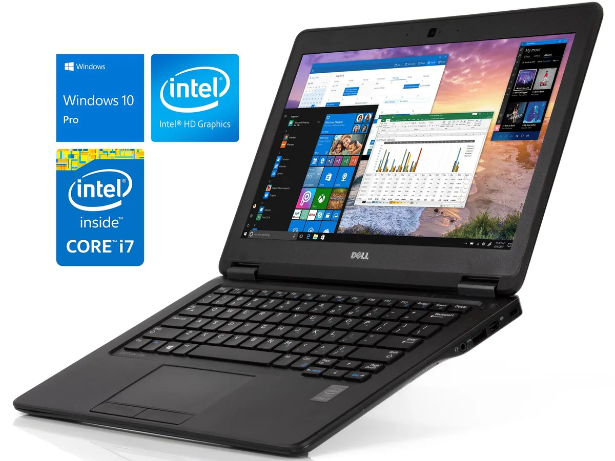 DELL DELL E7250 laptop i7-5600U 16GB 256GB SSD 12.5" HD — product photo