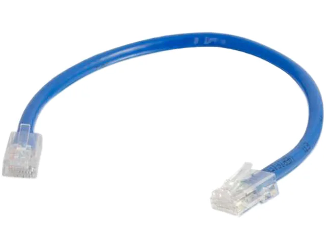 Cables To Go Cables To Go 04085 network ethernet cable Cat6 1 ft Blue — product photo