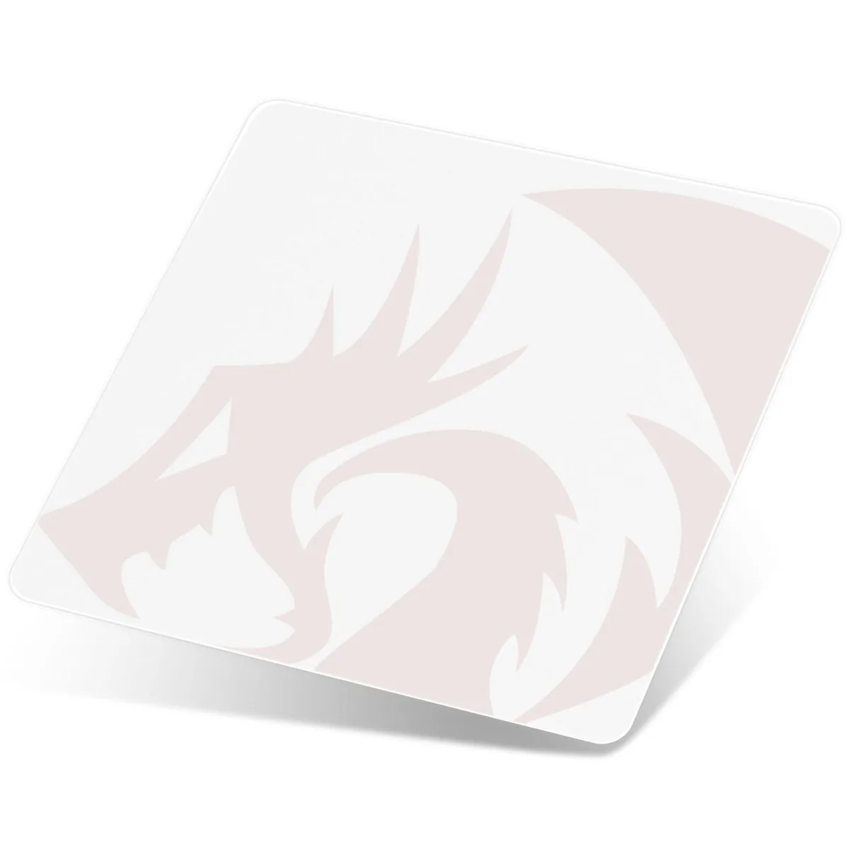  Redragon PG1M Glass Mouse Pad White 11.8 in — product photo