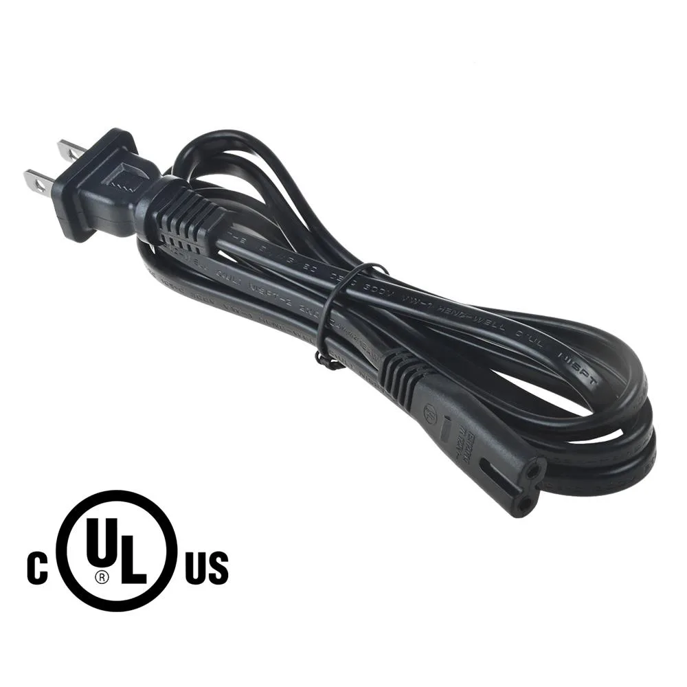 ABLEGRID ABLEGRID 6ft 2-Pin AC Power Cord 100-240V UL Listed — product photo