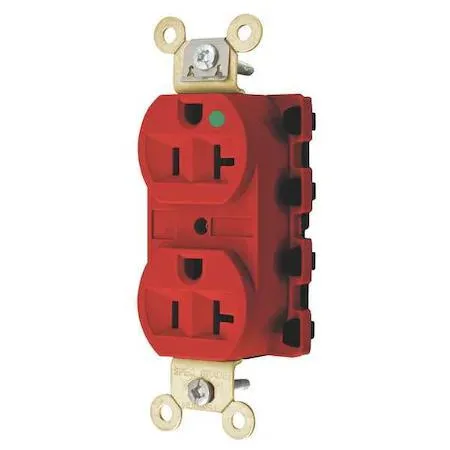 Snapconnect Snapconnect SNAP8300RA 20 A 125 VAC 5-20R Red Receptacle — product photo