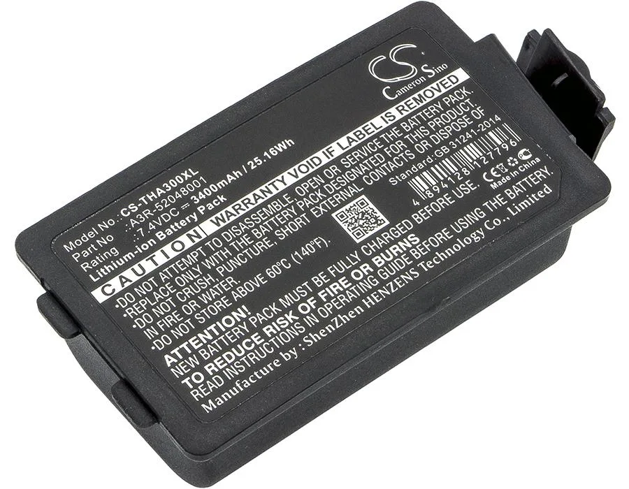 Cameron &amp; Co Cameron &amp; Co DS-CS-THA300XL 3400mAh Li-ion battery for TSC Alpha 3R — product photo