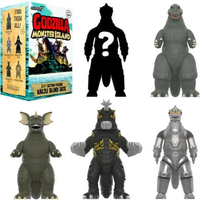 Super7 Super7 Toho ReAction Monster Island 12pc Flat BB-TOHO-09931 action figure — product photo