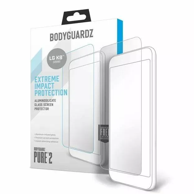 Transparent tempered glass screen protector with alignment tray and cleaning accessories