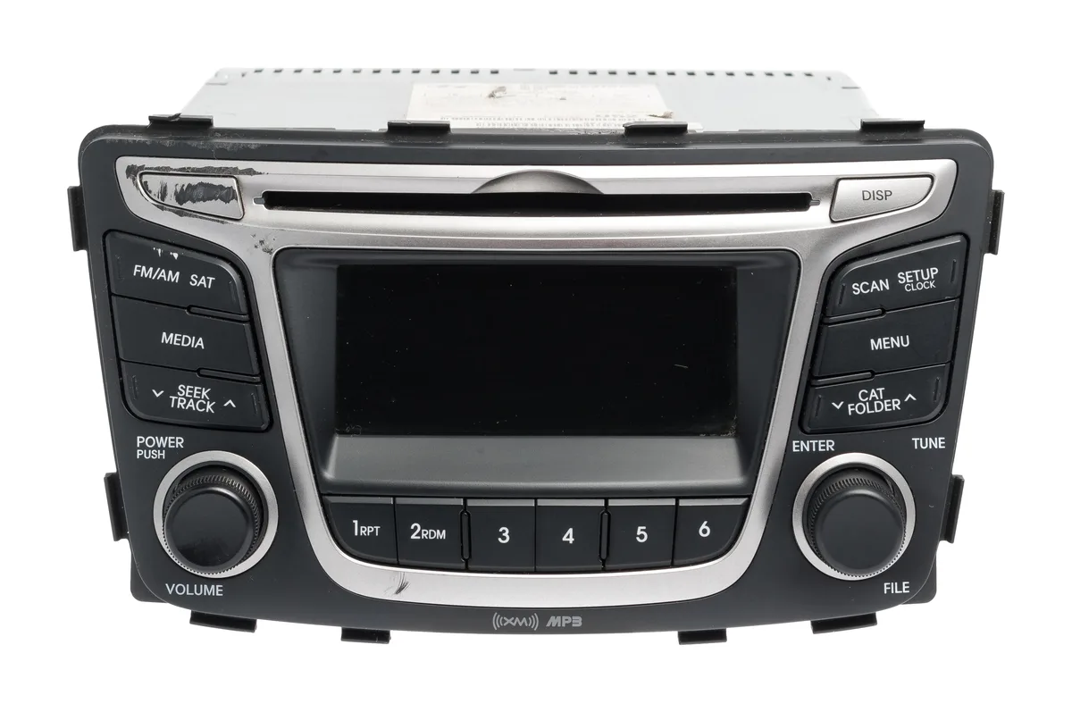1 Factory Radio 1 Factory Radio 96170-1R111RDR receiver 2015-17 Hyundai Accent AM-FM CD MP3 — product photo