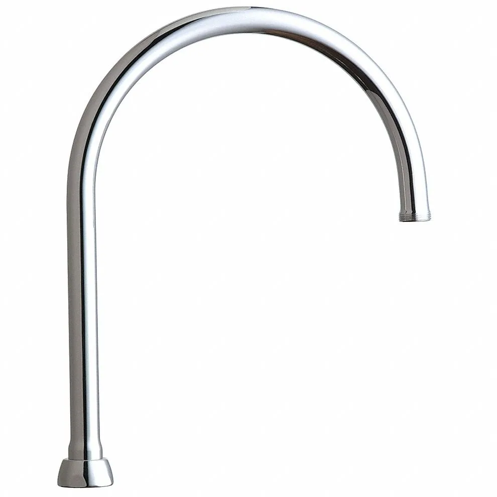 CHICAGO FAUCET COMPANY CHICAGO FAUCET COMPANY GN8AJKABCP Gooseneck Spout Brass — product photo