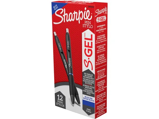 Sanford Sanford 2096146 Gel Pen Fine .5 mm Blue Ink Black Barrel — product photo