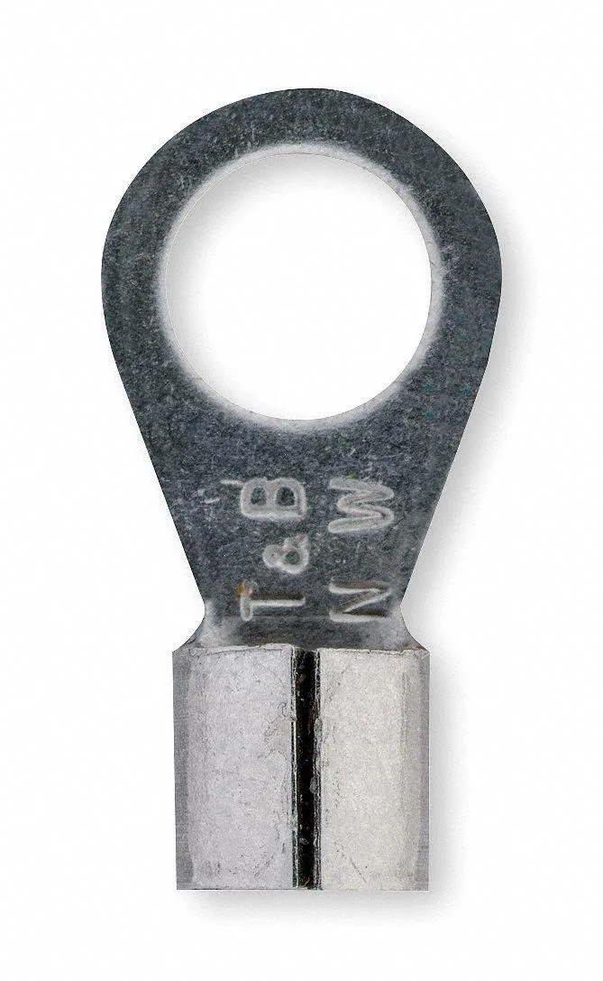 Sta-Kon Sta-Kon NW14-8 16-14 AWG Non-Insulated Ring Terminal #8 Stud Pack of 100 — product photo