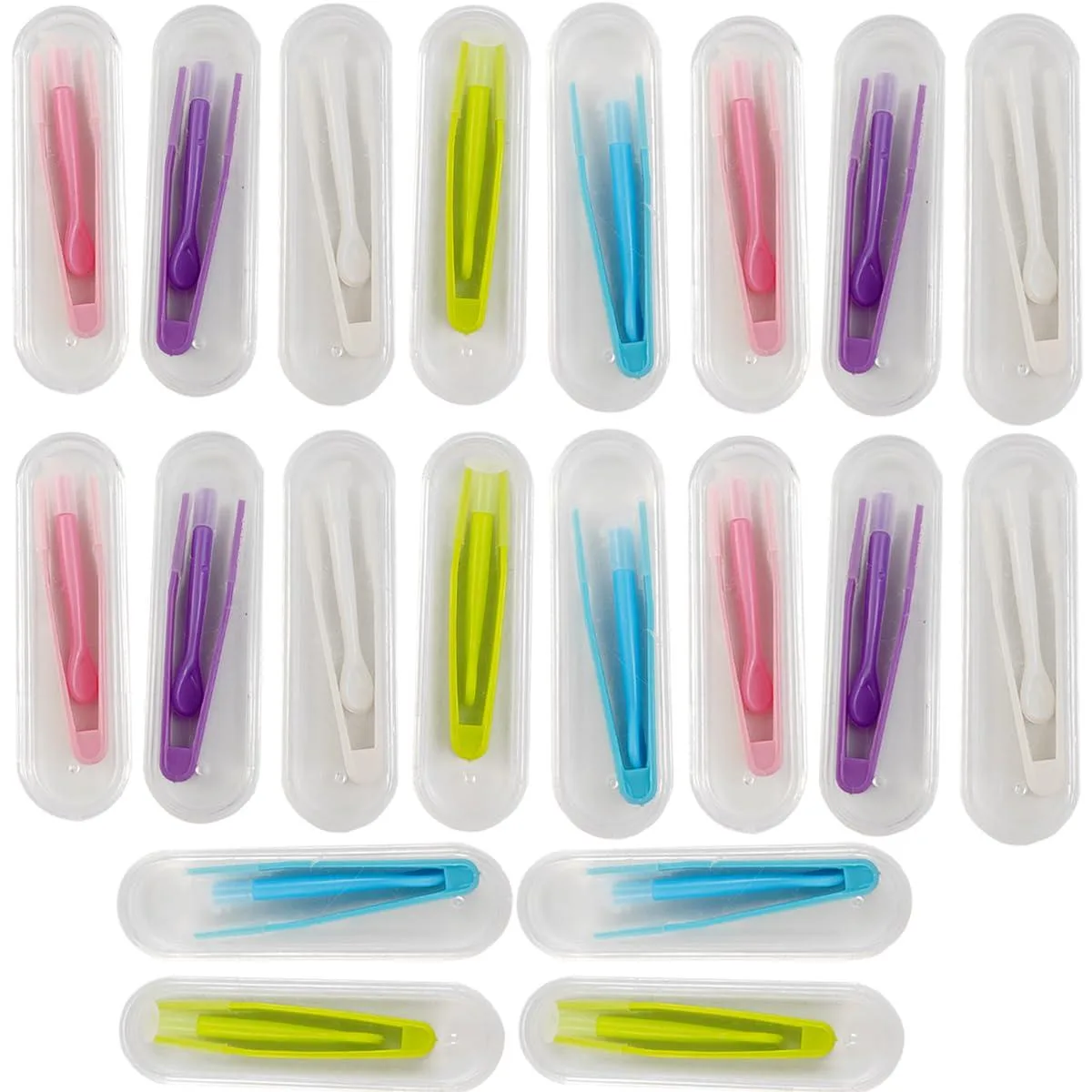  AUTO-VOX 20PCS Contact Lens Remover Inserter Tool Case Set — product photo