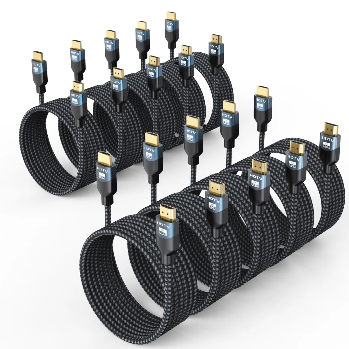 Barrow Mods Barrow Mods 2 in 1 accessory HDMI 2.1 cable 10 ft 48 Gbps 8K 60 Hz 4K 120 Hz — product photo