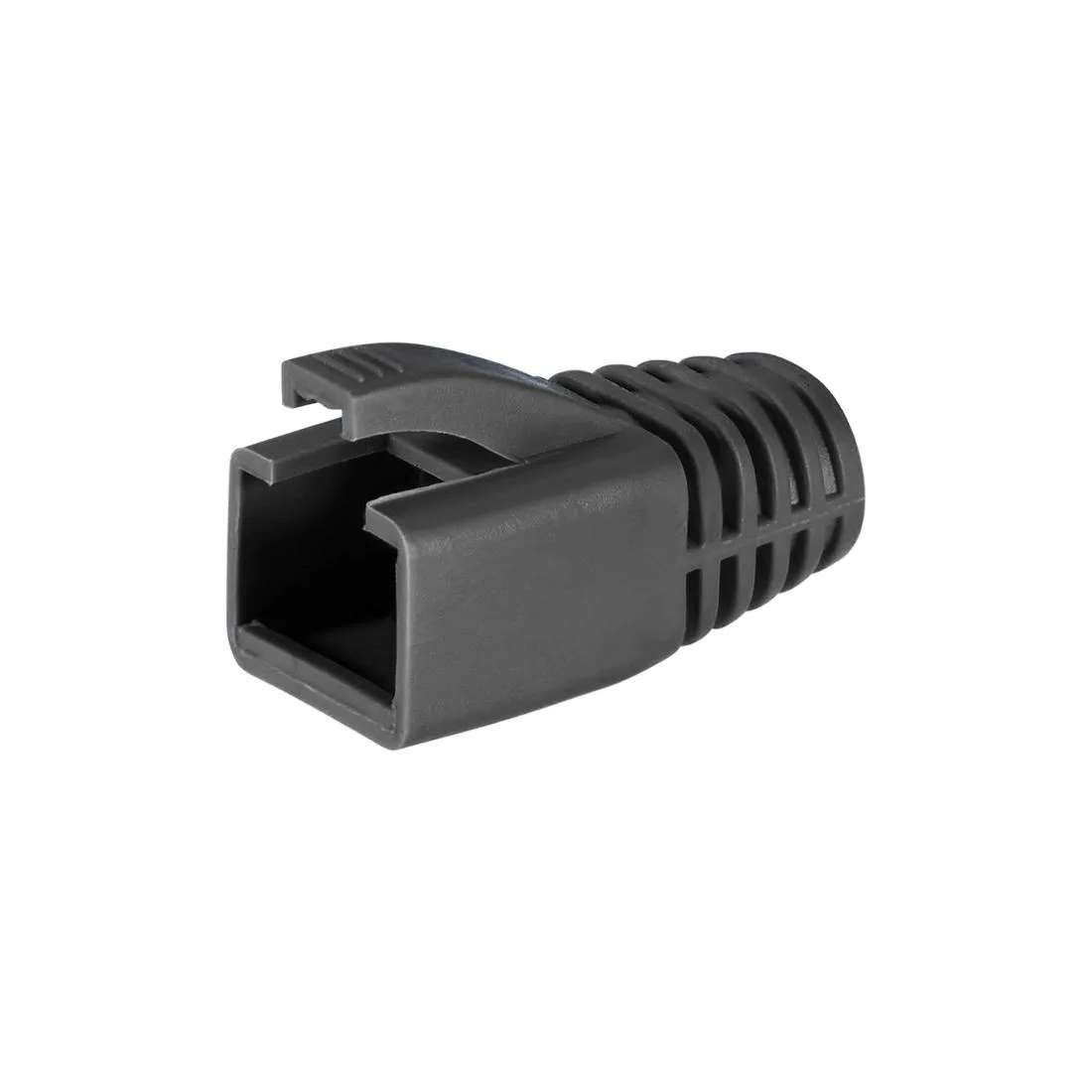 Unique-Bargains Unique-Bargains RJ45 Boots Cover 8.5mm CAT6 CAT7 Black 50Pcs — product photo