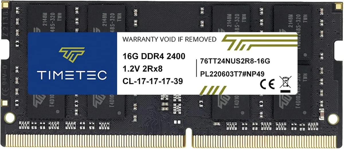 Timetec Timetec 16GB DDR4 2400MHz CL17 1.2V 260-Pin SODIMM Laptop RAM — product photo