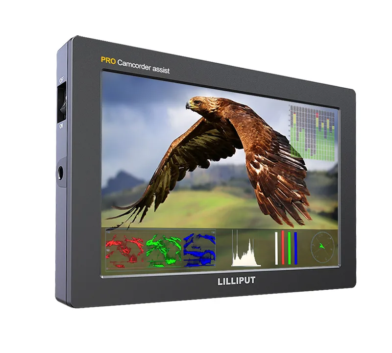 Lilliput Lilliput Q7 Pro 7" 1920x1200 Field Monitor + Pisen LP-E6 Battery — product photo