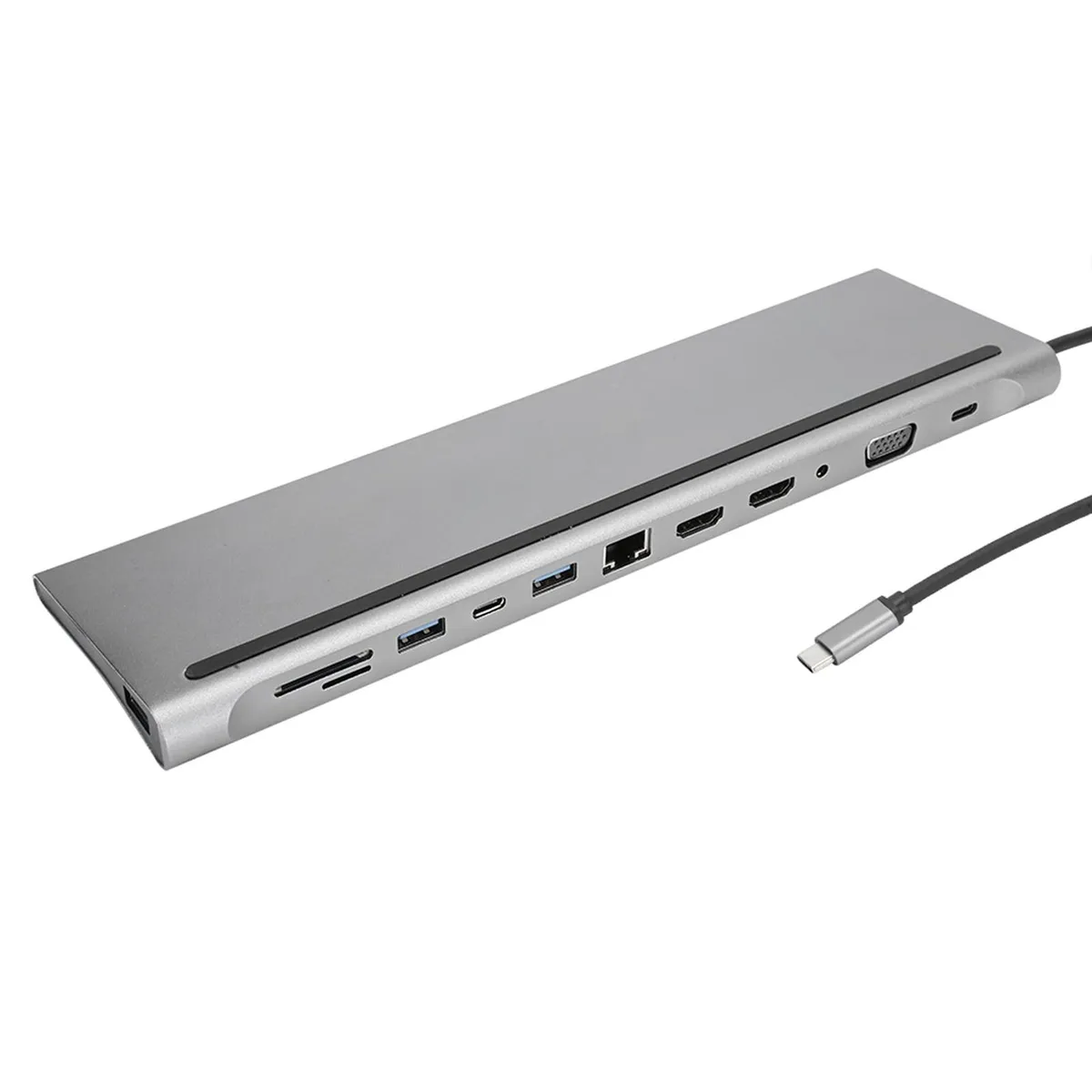 Adafruit Adafruit 12 in 1 USB-C Docking Station 2 in 1 Accessory — product photo