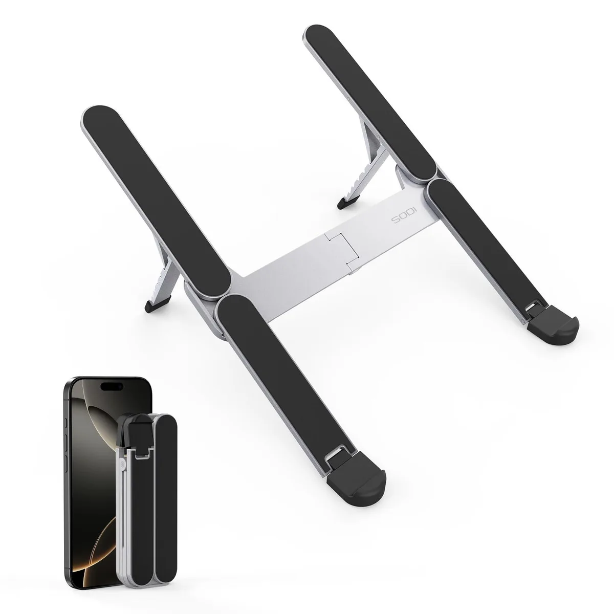 KEHIPI KEHIPI 314 Foldable Laptop Stand Silver 185g 6-Level 10-16 — product photo