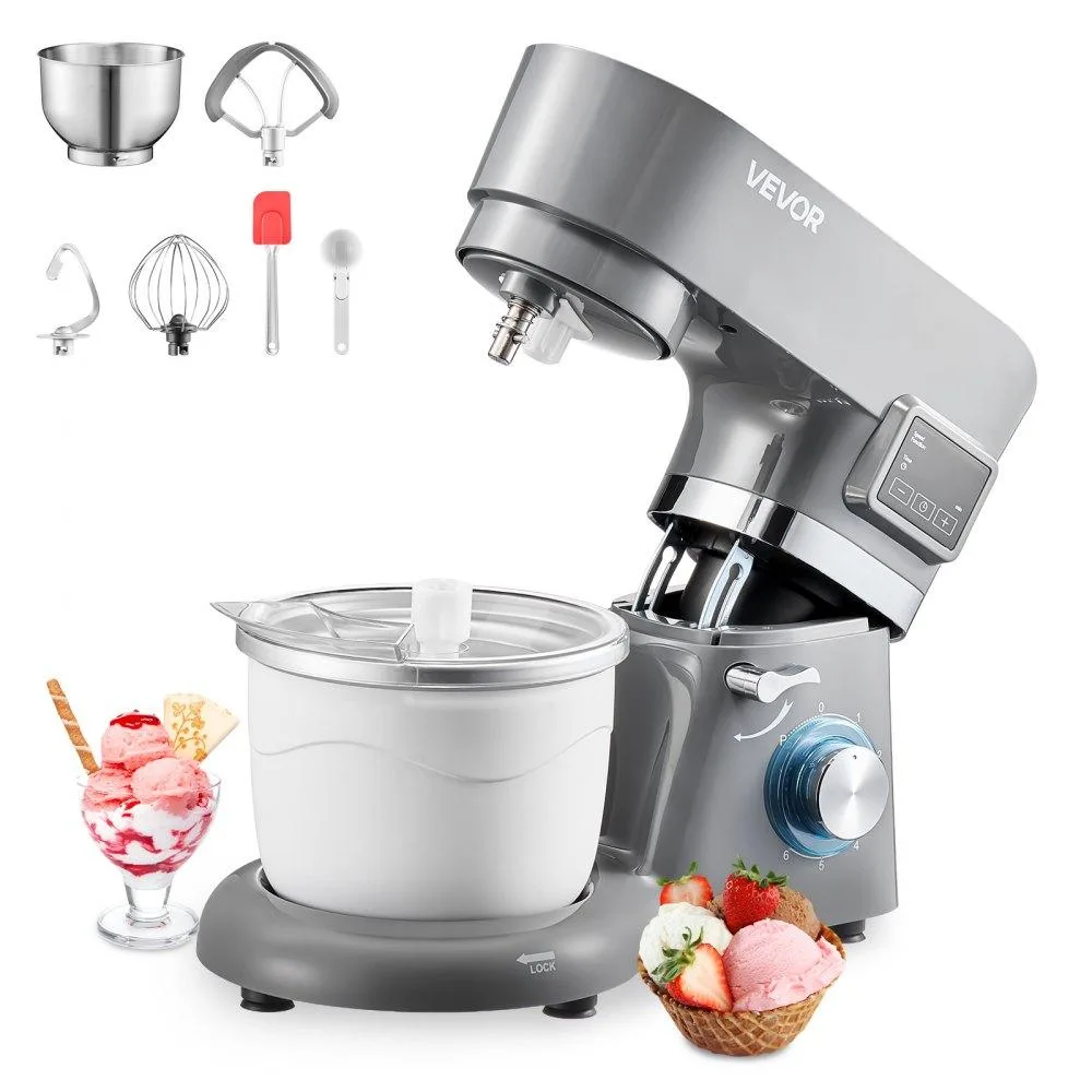 VEVOR VEVOR Ice Cream Maker 1.8 Qt 660W Grey — product photo