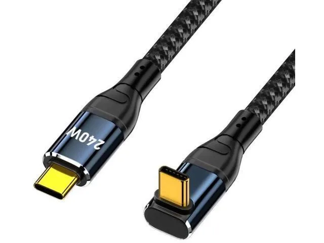 Manw Manw USB-C to USB-C Cable 1.0m 90° Upward 240W PD 480Mbps USB 2.0 — product photo