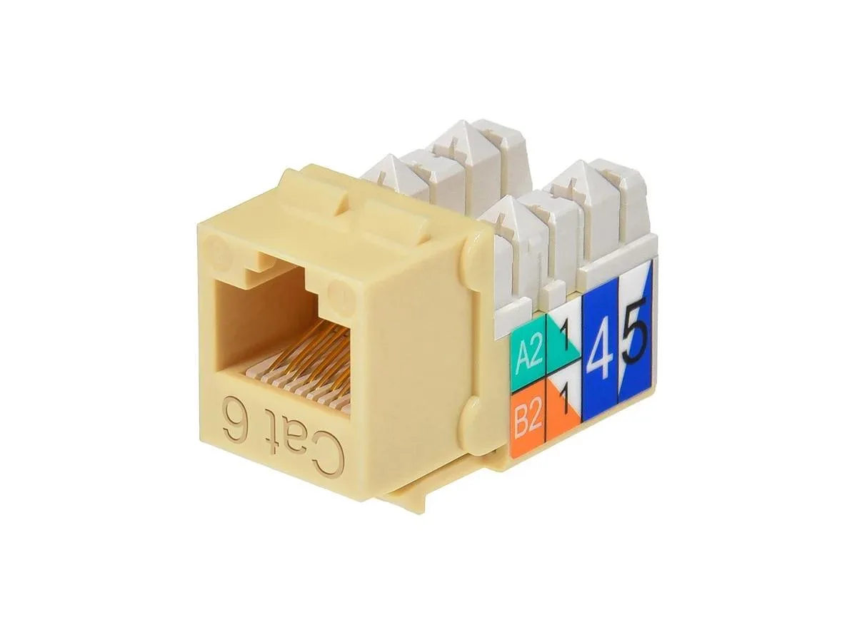 Monoprice Inc. Monoprice 105381 Cat6 Keystone Jack 22-24AWG Beige — product photo