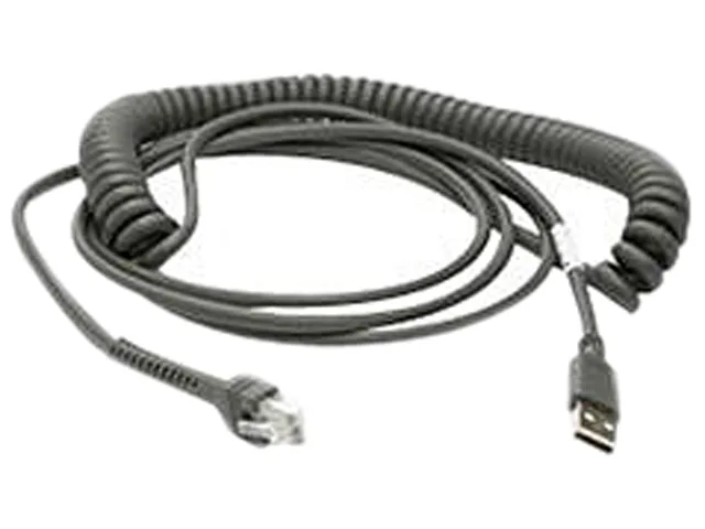 Motorola Motorola CBA-U12-C09ZAR 9 ft USB coiled cable pos accessory — product photo