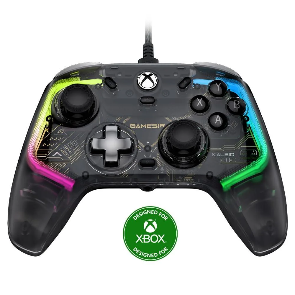 GameSir Kaleid Wired Controller Black Hall Effect 3.5mm 9.8ft — product photo
