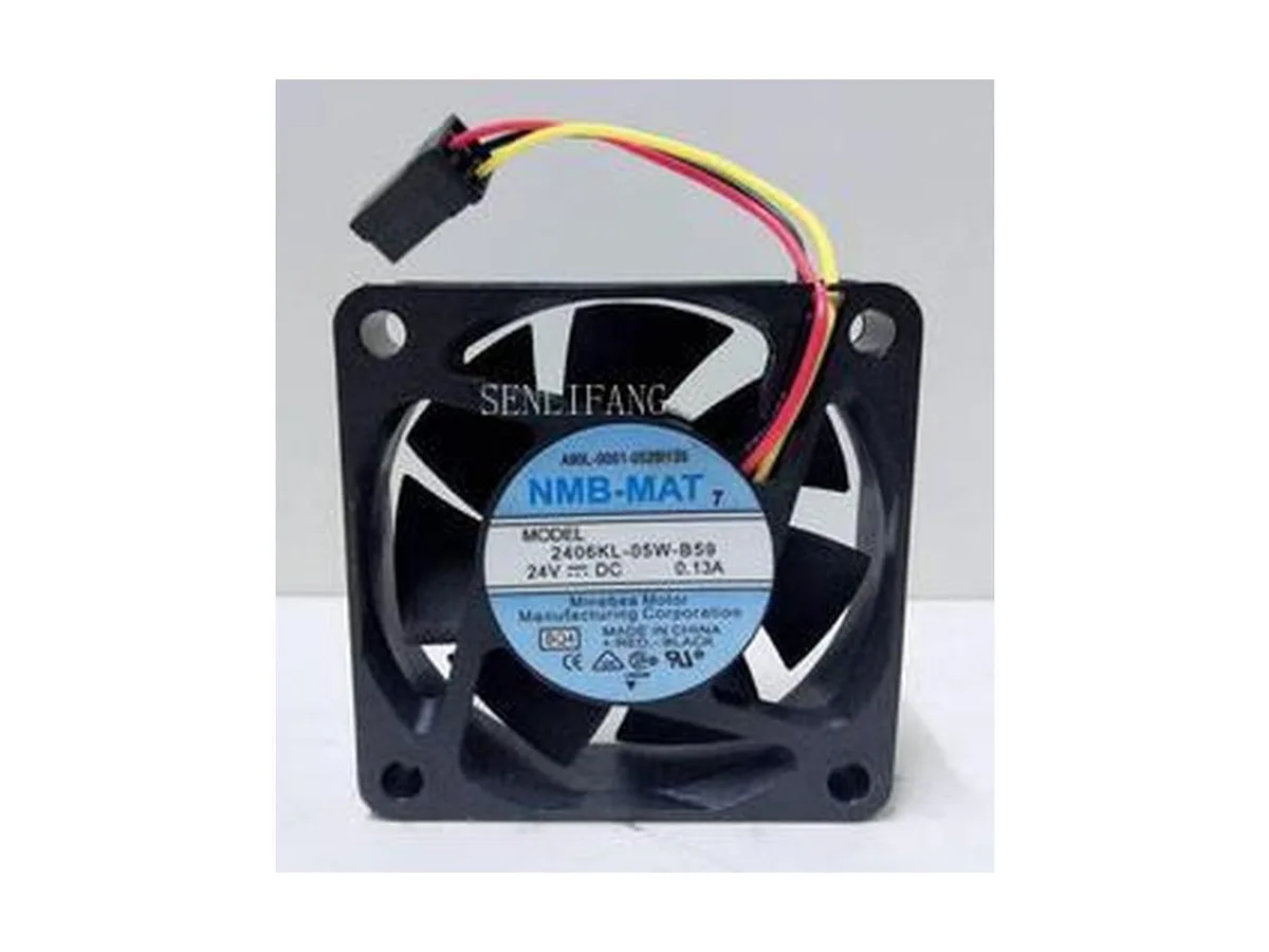 Fans Fans 606KL-05W-B59 L01 DC 24V 0.07A 40x40x15mm 3-wire Server Cooler Fan — product photo