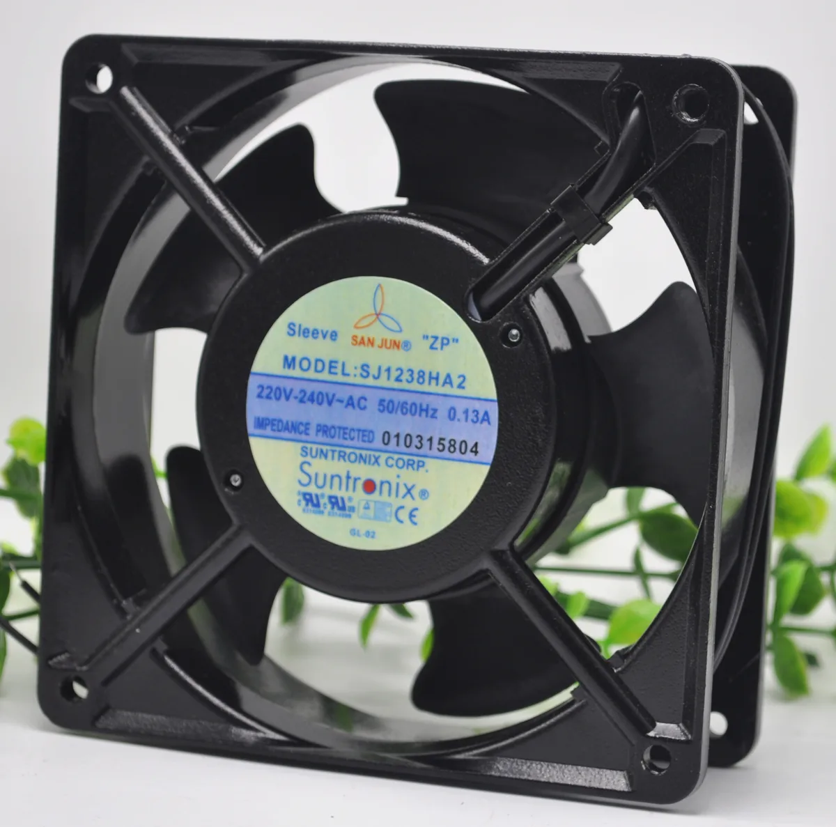 Fans Fans SJ1238HA2 case fan 120×120×38 mm 220 V 84/120 CFM 45 dB-A — product photo