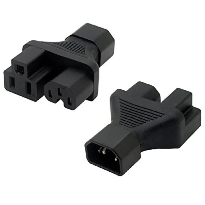 TeKit TeKit C14 to C15 &amp; 5-15R Y Splitter Power Adapter — product photo