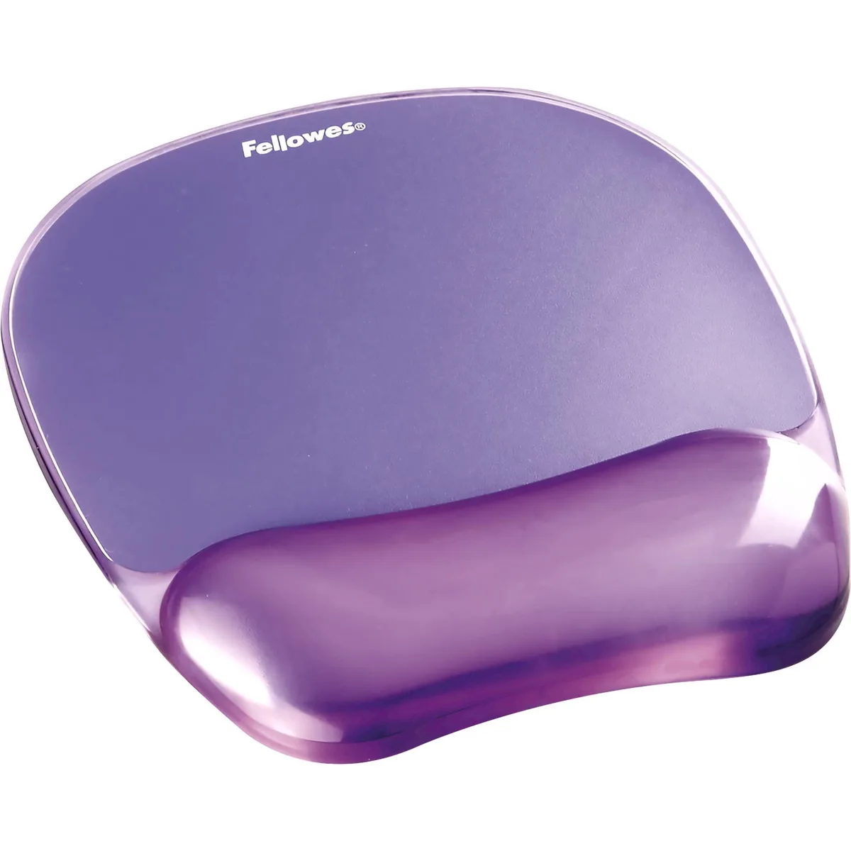  Fellowes 91441 Crystals Gel Mouse Pad with Wrist Rest Purple — product photo