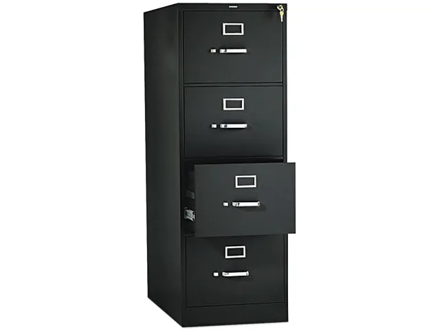 HON HON 314CPP 310 Series Four-Drawer Legal File Cabinet 26.50" Depth Black — product photo