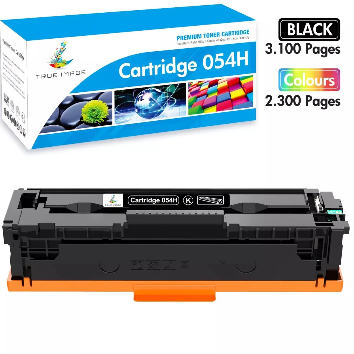 V4ink V4ink 054H CRG-054H Black Toner Cartridge MF644cdw MF645C LBP620 3100 Pages — product photo