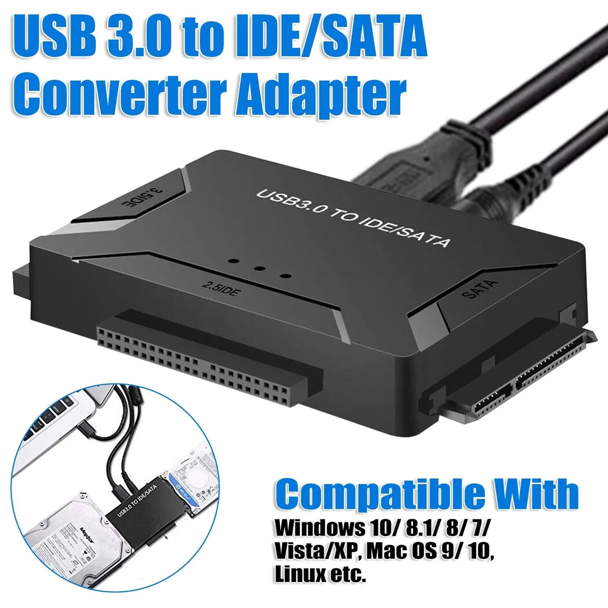 NSI NSI YDF00360015 USB 3.0 to SATA IDE Adapter — product photo