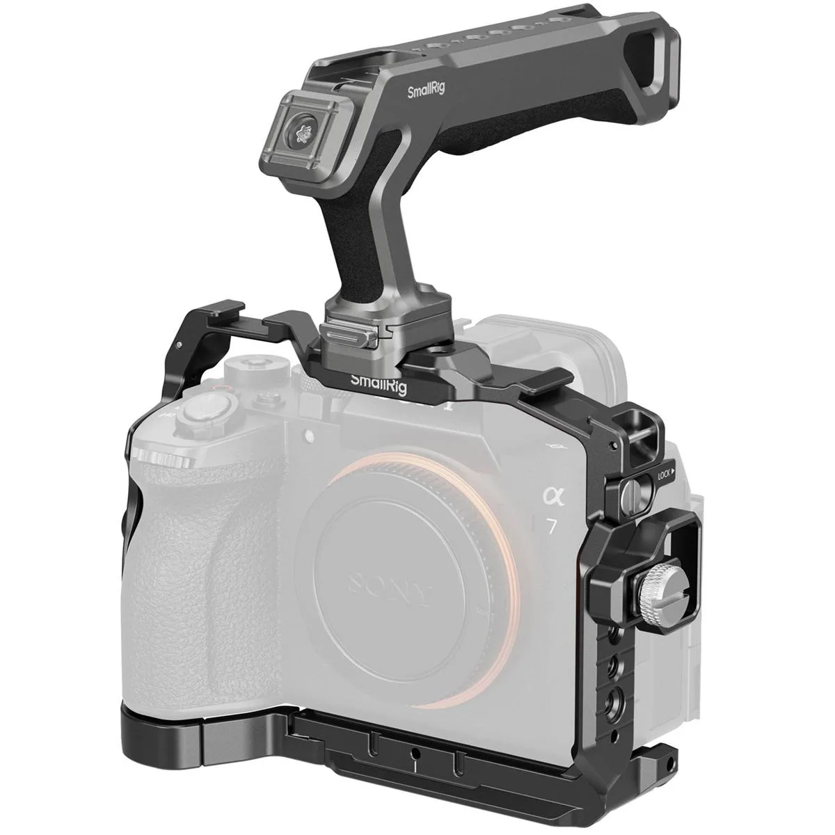 SmallRig SmallRig HawkLock Full Camera Cage Kit 6027 for Sony Alpha 7 V/7R V/7 IV, Black — product photo