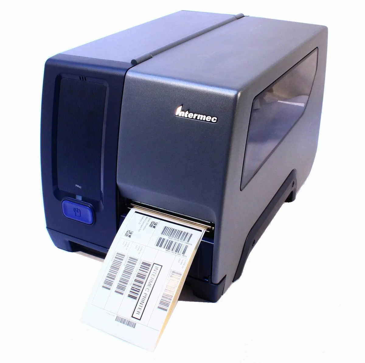 Intermec PM43 desktop barcode printer light grey finish