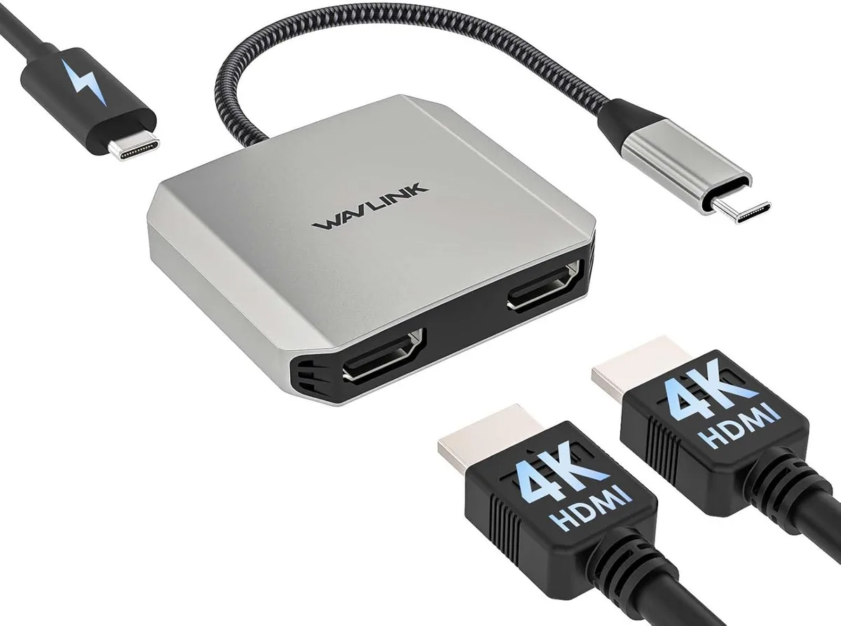 FLEANE FLEANE USB C to Dual HDMI Adapter — product photo