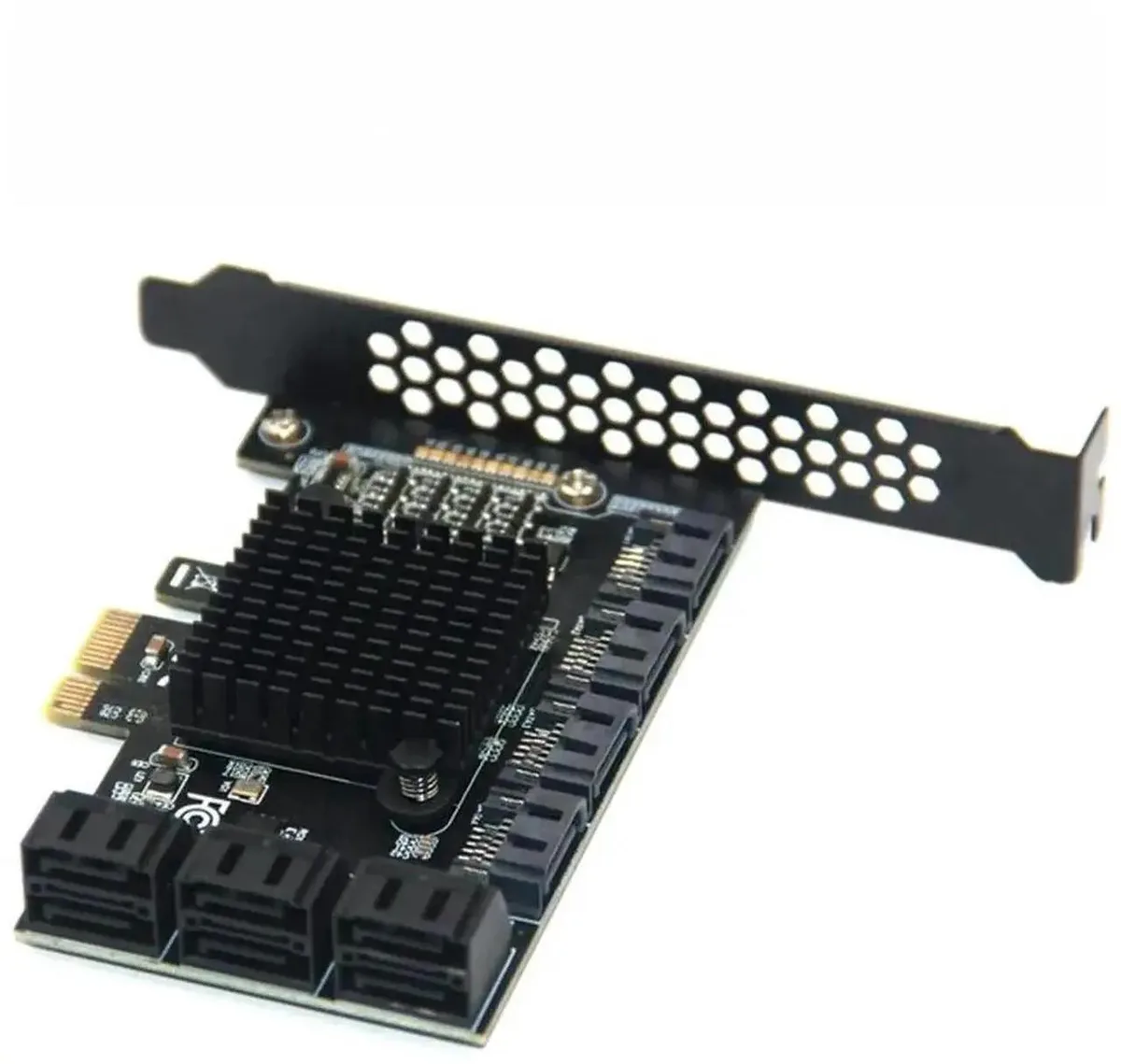 SMUGDESK SMUGDESK 10 Port PCIe X1 to SATA 3.0 Adapter Card — product photo