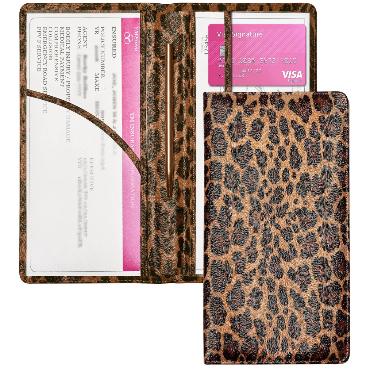  Viator Gear Car Registration Holder Black 9.4x4.9x.4 in — product photo