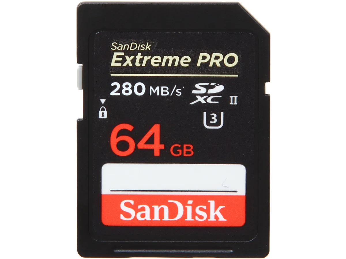 SanDisk SanDisk Extreme Pro 64GB SDXC UHS-II SDSDXPB-064G-A46 — product photo